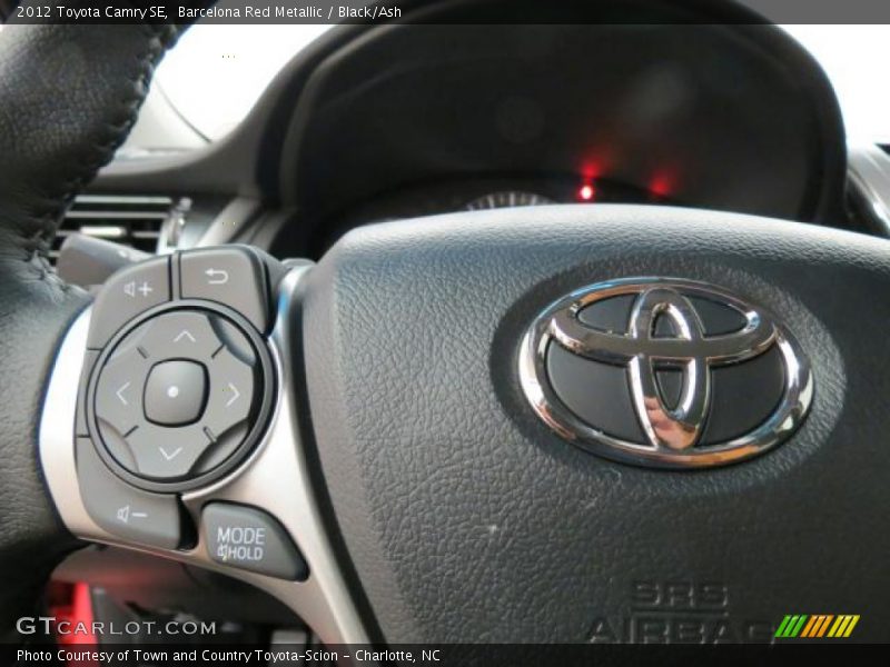 Barcelona Red Metallic / Black/Ash 2012 Toyota Camry SE