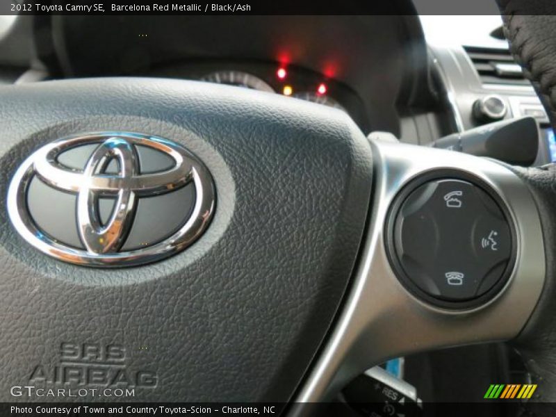 Barcelona Red Metallic / Black/Ash 2012 Toyota Camry SE