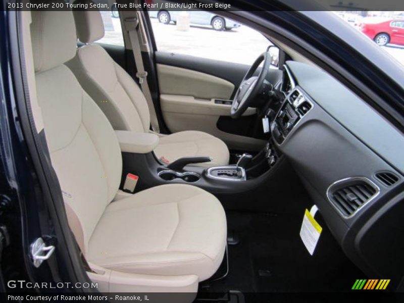 True Blue Pearl / Black/Light Frost Beige 2013 Chrysler 200 Touring Sedan