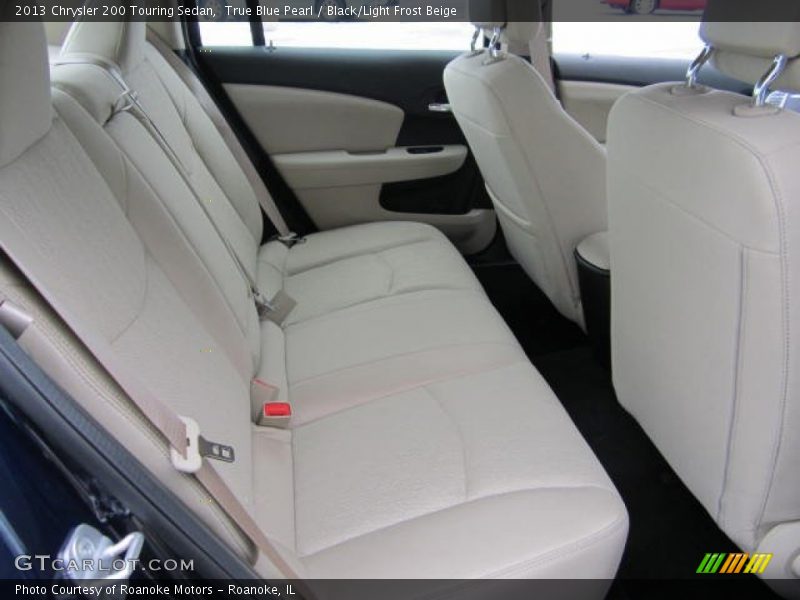 True Blue Pearl / Black/Light Frost Beige 2013 Chrysler 200 Touring Sedan