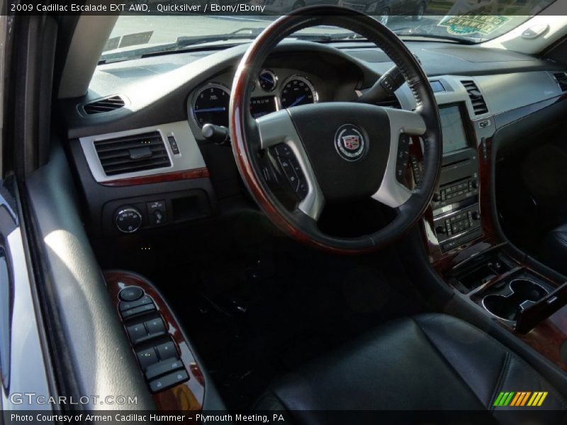 Quicksilver / Ebony/Ebony 2009 Cadillac Escalade EXT AWD