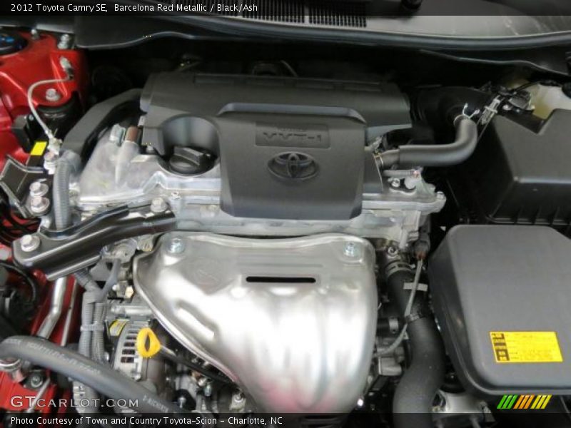 Barcelona Red Metallic / Black/Ash 2012 Toyota Camry SE