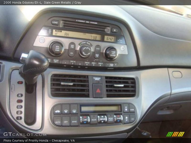 Slate Green Metallic / Gray 2006 Honda Odyssey EX-L