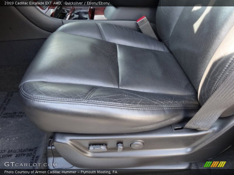Quicksilver / Ebony/Ebony 2009 Cadillac Escalade EXT AWD