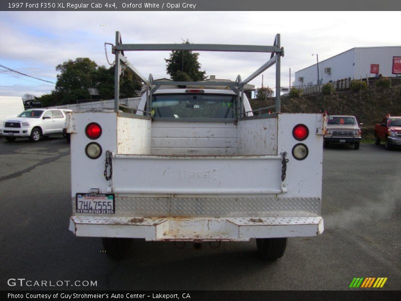 Oxford White / Opal Grey 1997 Ford F350 XL Regular Cab 4x4