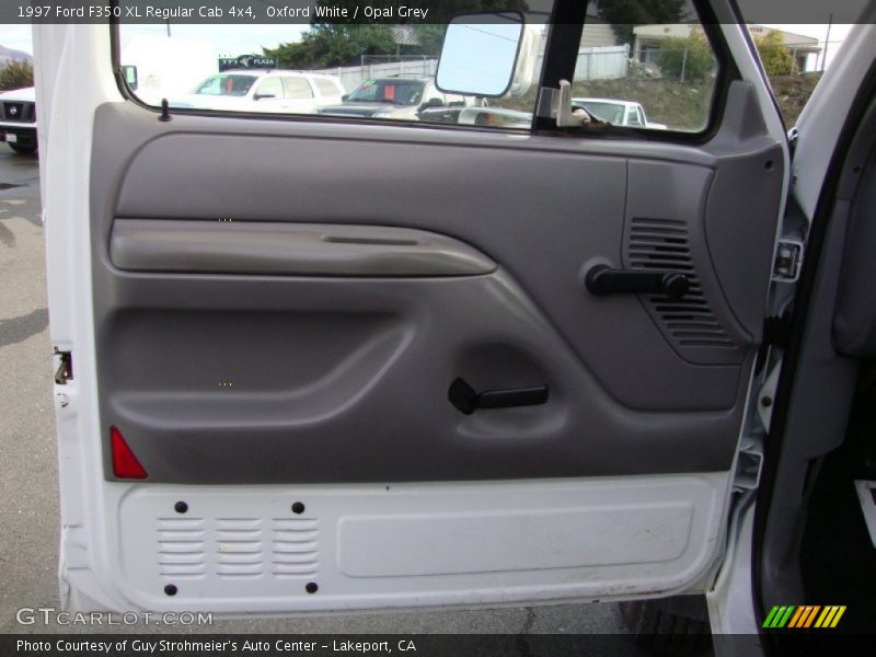 Oxford White / Opal Grey 1997 Ford F350 XL Regular Cab 4x4