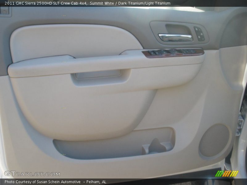 Summit White / Dark Titanium/Light Titanium 2011 GMC Sierra 2500HD SLT Crew Cab 4x4