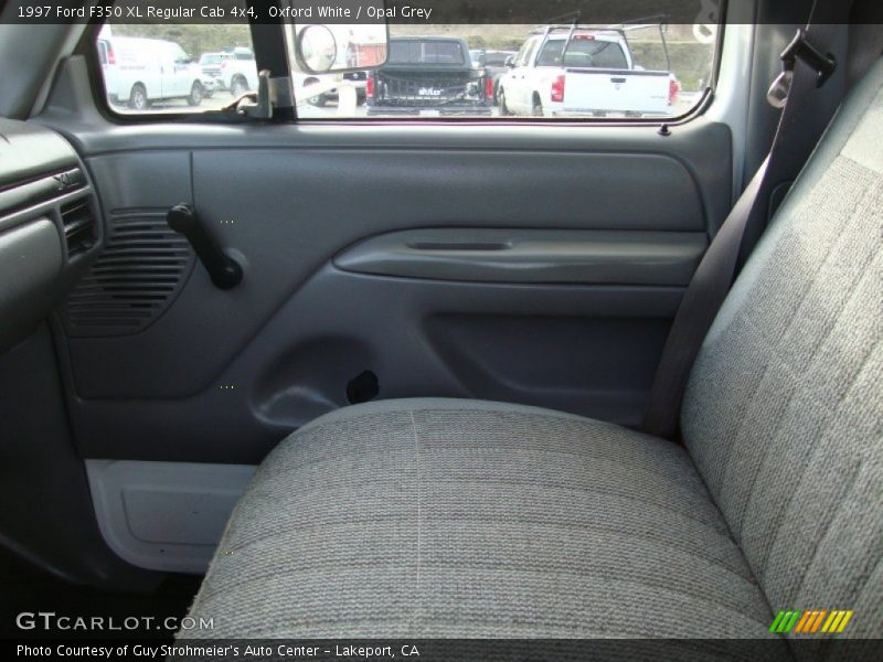 Oxford White / Opal Grey 1997 Ford F350 XL Regular Cab 4x4