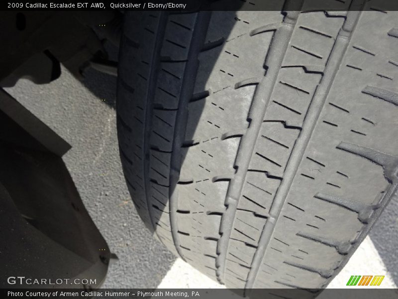 Quicksilver / Ebony/Ebony 2009 Cadillac Escalade EXT AWD