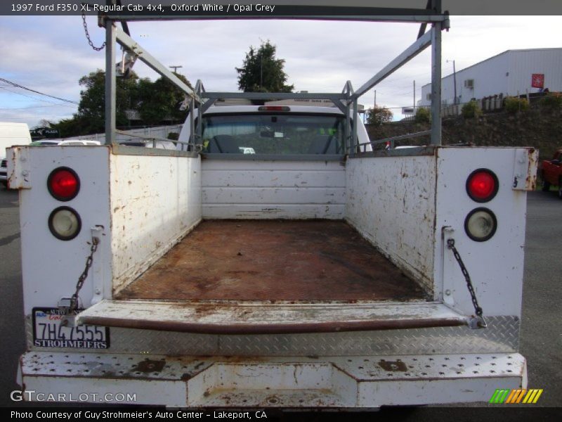 Oxford White / Opal Grey 1997 Ford F350 XL Regular Cab 4x4