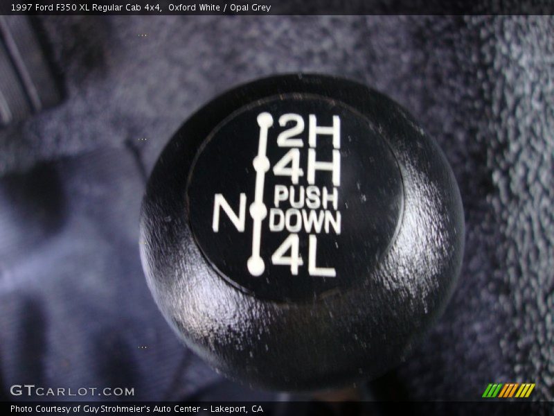 Oxford White / Opal Grey 1997 Ford F350 XL Regular Cab 4x4