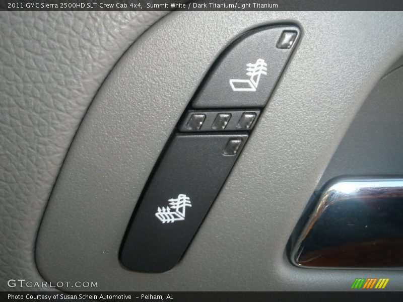 Summit White / Dark Titanium/Light Titanium 2011 GMC Sierra 2500HD SLT Crew Cab 4x4