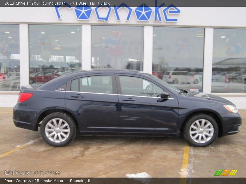 True Blue Pearl / Black 2013 Chrysler 200 Touring Sedan