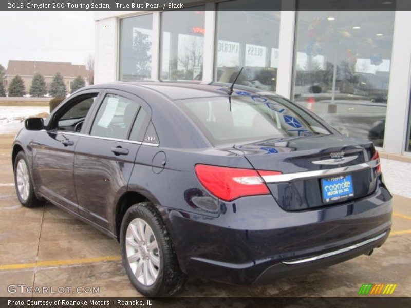 True Blue Pearl / Black 2013 Chrysler 200 Touring Sedan