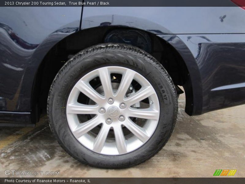 True Blue Pearl / Black 2013 Chrysler 200 Touring Sedan