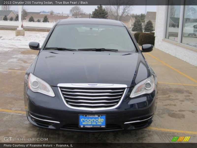 True Blue Pearl / Black 2013 Chrysler 200 Touring Sedan