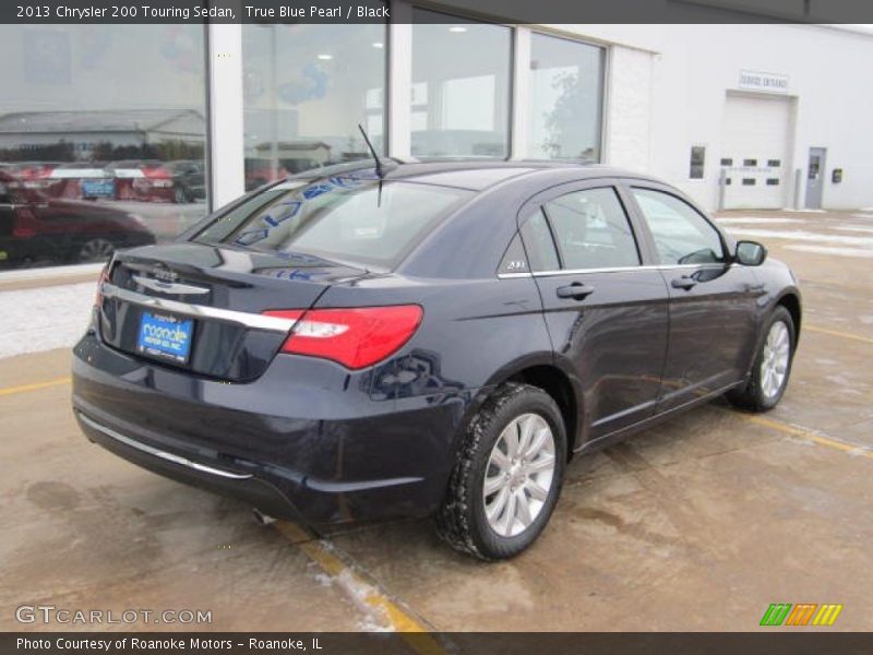 True Blue Pearl / Black 2013 Chrysler 200 Touring Sedan