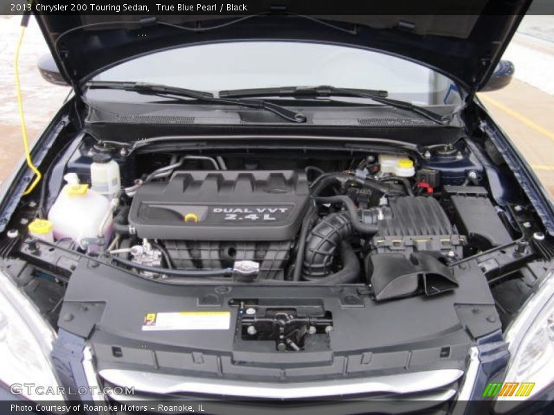 True Blue Pearl / Black 2013 Chrysler 200 Touring Sedan