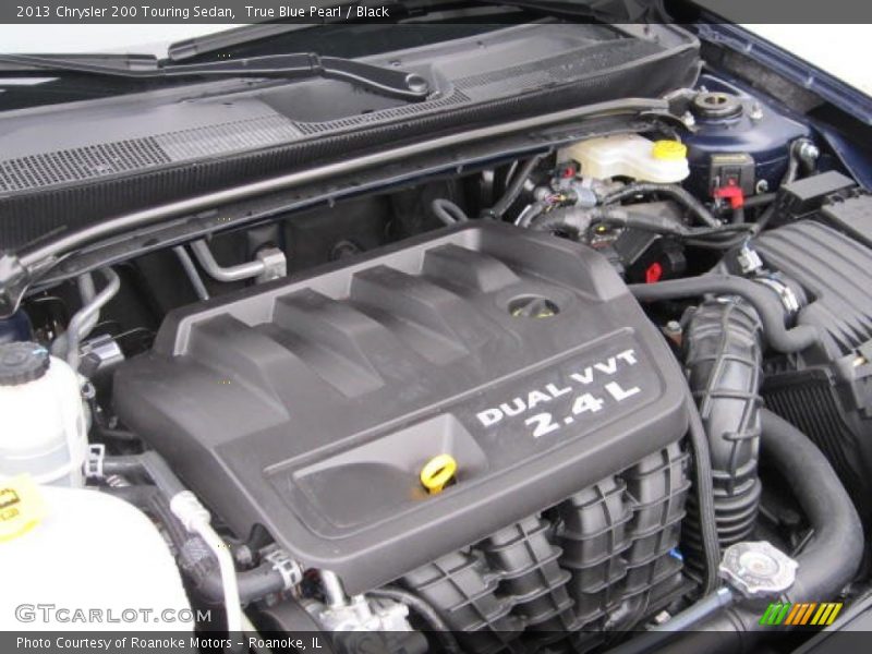 True Blue Pearl / Black 2013 Chrysler 200 Touring Sedan