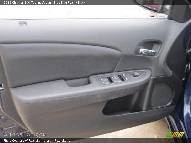 True Blue Pearl / Black 2013 Chrysler 200 Touring Sedan