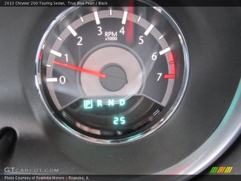 True Blue Pearl / Black 2013 Chrysler 200 Touring Sedan