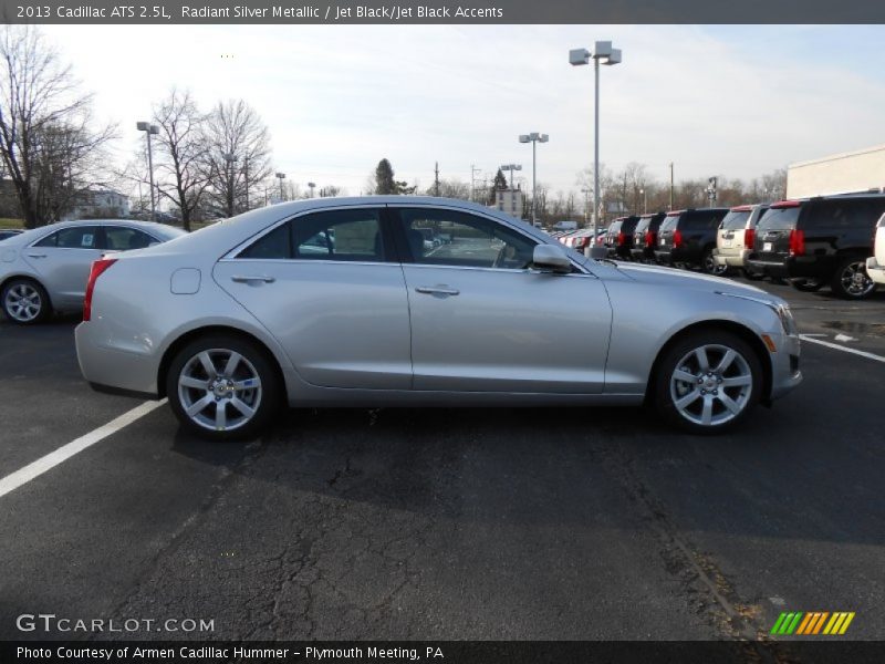 Radiant Silver Metallic / Jet Black/Jet Black Accents 2013 Cadillac ATS 2.5L