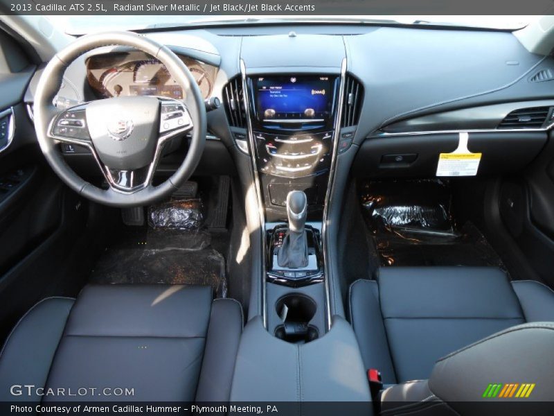 Radiant Silver Metallic / Jet Black/Jet Black Accents 2013 Cadillac ATS 2.5L