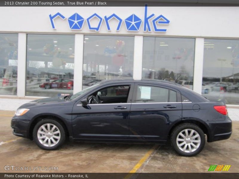 True Blue Pearl / Black 2013 Chrysler 200 Touring Sedan