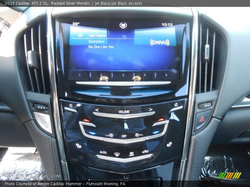 Radiant Silver Metallic / Jet Black/Jet Black Accents 2013 Cadillac ATS 2.5L