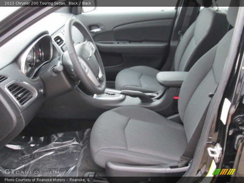 Black / Black 2013 Chrysler 200 Touring Sedan