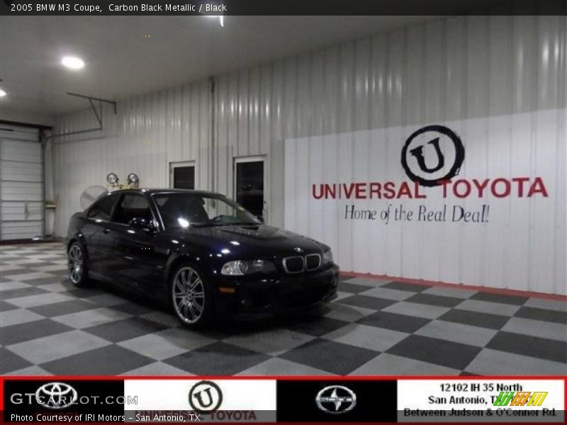 Carbon Black Metallic / Black 2005 BMW M3 Coupe