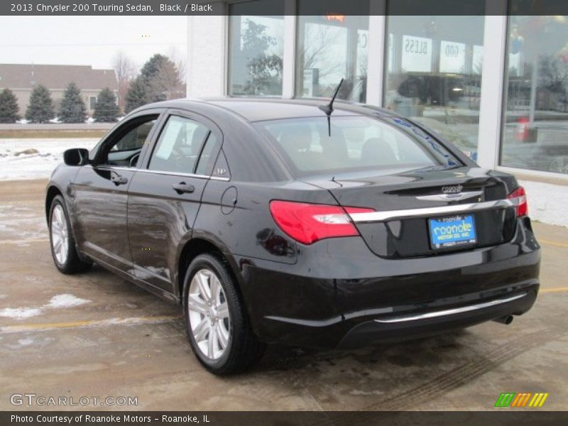 Black / Black 2013 Chrysler 200 Touring Sedan