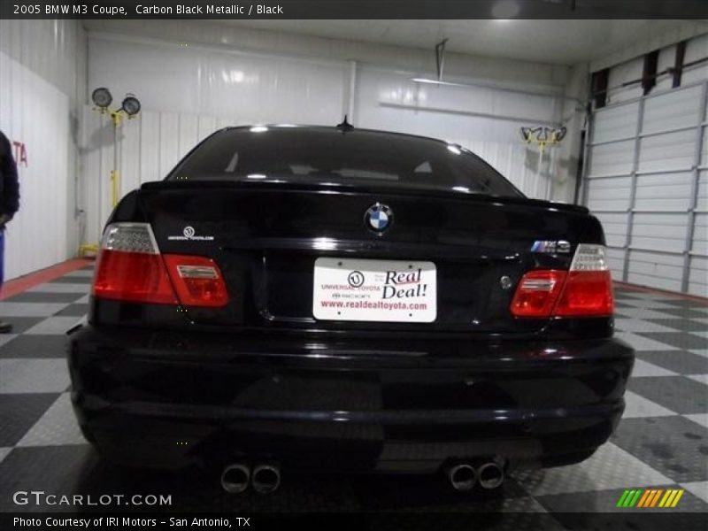 Carbon Black Metallic / Black 2005 BMW M3 Coupe