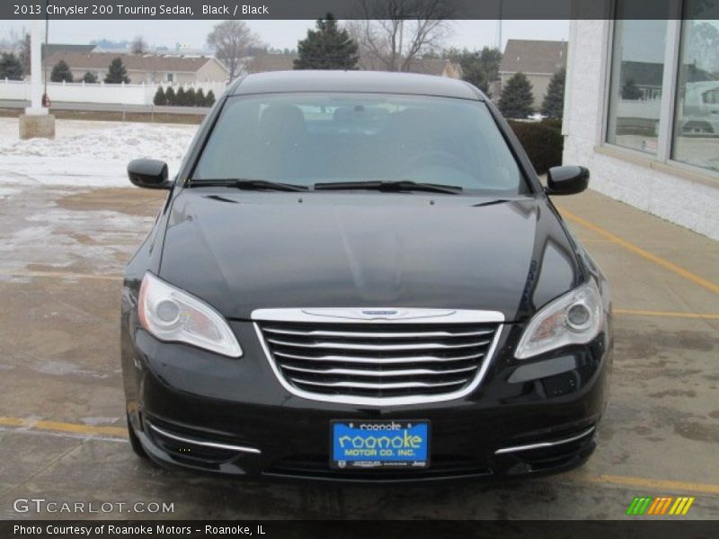 Black / Black 2013 Chrysler 200 Touring Sedan