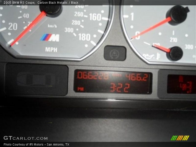 Carbon Black Metallic / Black 2005 BMW M3 Coupe