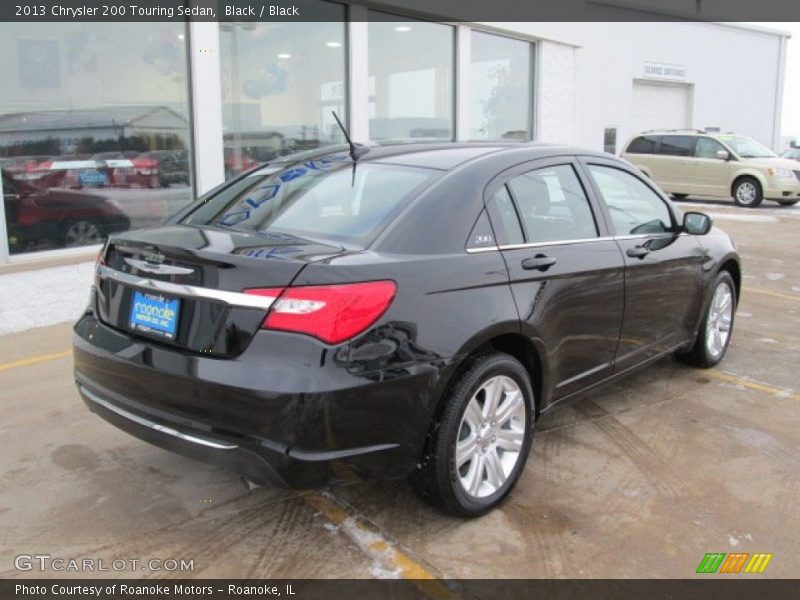 Black / Black 2013 Chrysler 200 Touring Sedan