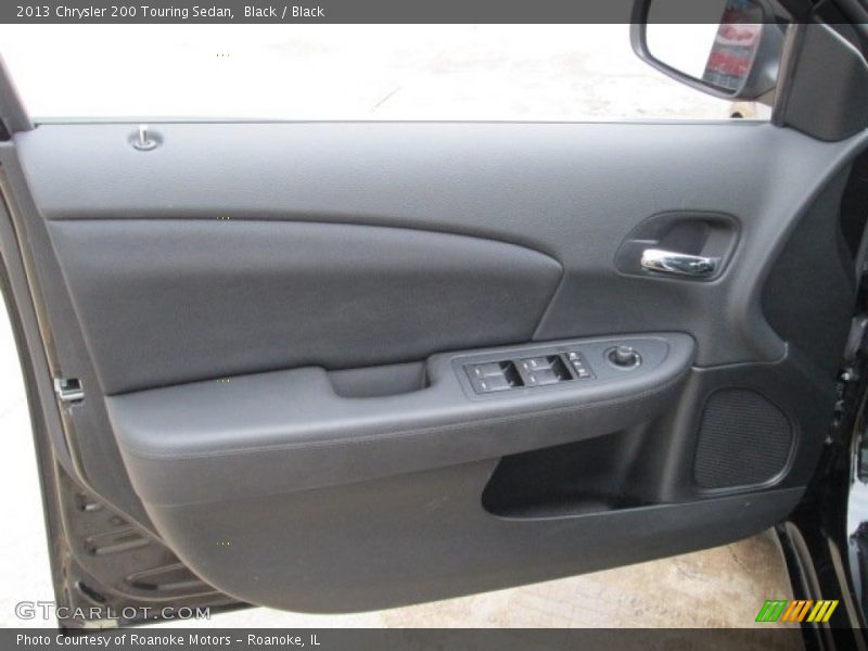 Black / Black 2013 Chrysler 200 Touring Sedan