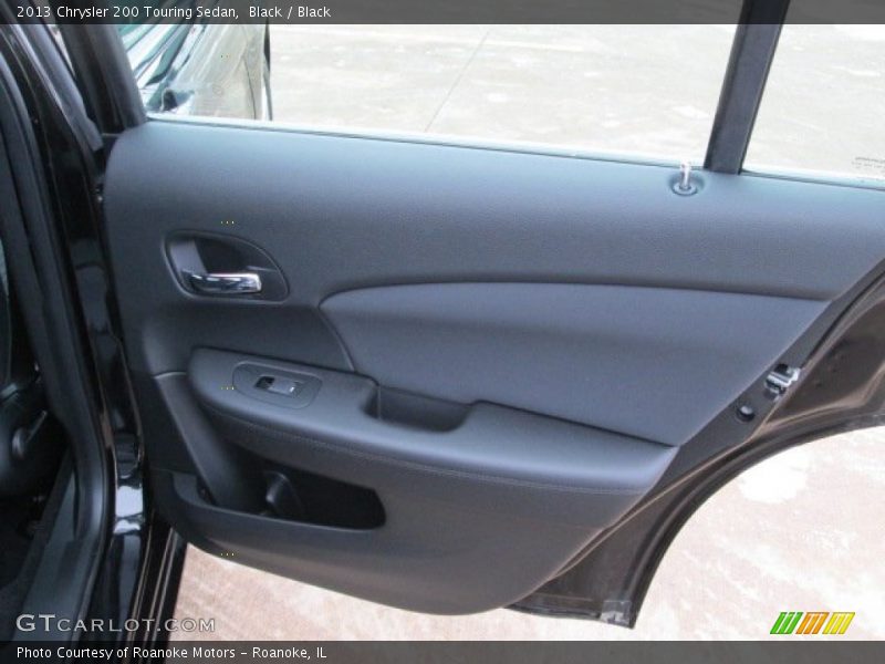 Black / Black 2013 Chrysler 200 Touring Sedan