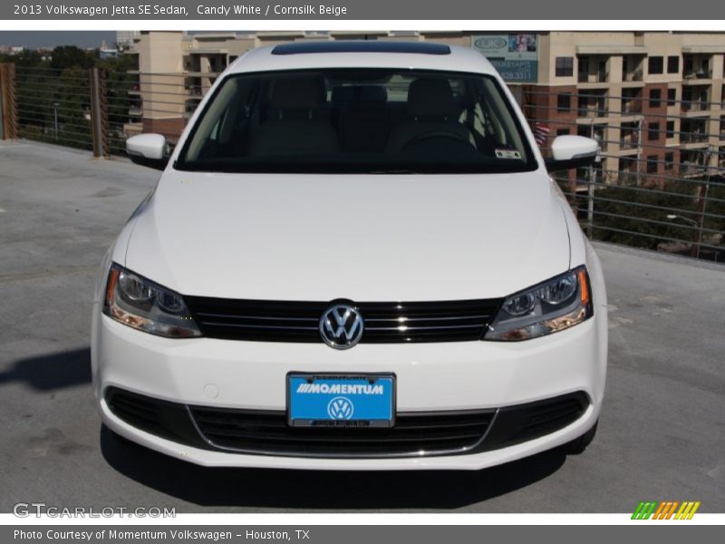 Candy White / Cornsilk Beige 2013 Volkswagen Jetta SE Sedan