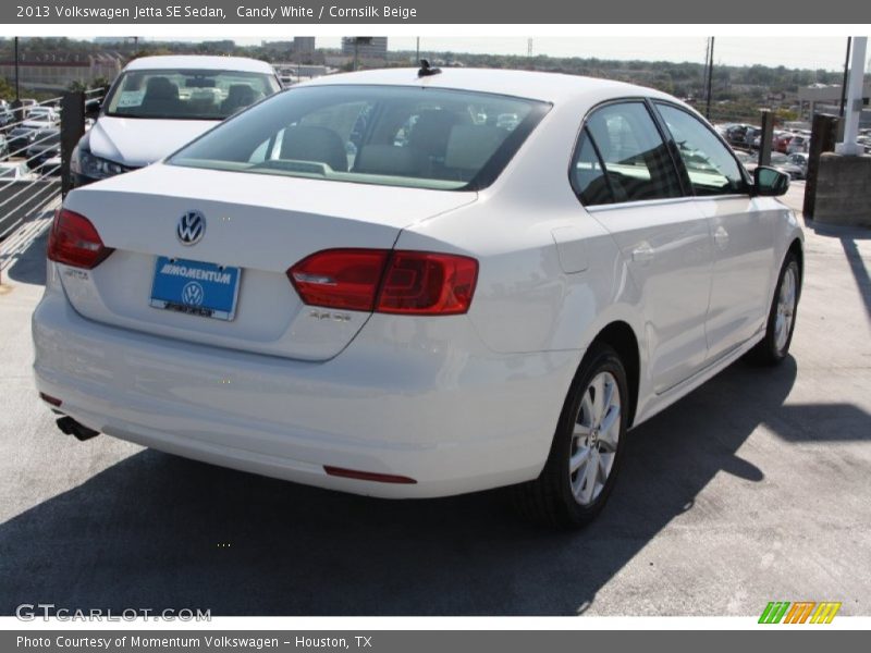Candy White / Cornsilk Beige 2013 Volkswagen Jetta SE Sedan