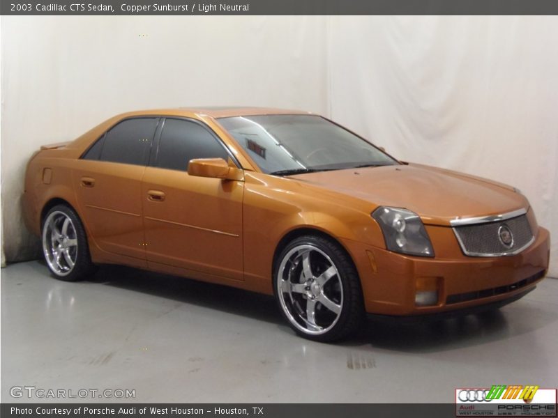 Copper Sunburst / Light Neutral 2003 Cadillac CTS Sedan