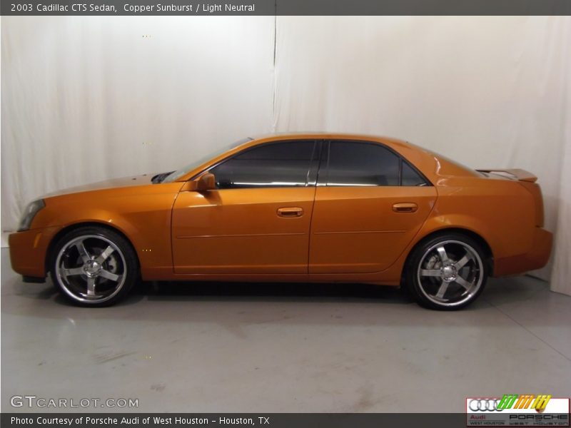 Copper Sunburst / Light Neutral 2003 Cadillac CTS Sedan