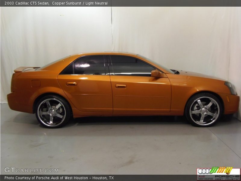 Copper Sunburst / Light Neutral 2003 Cadillac CTS Sedan