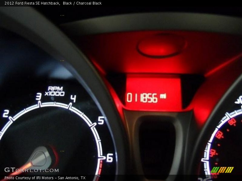 Black / Charcoal Black 2012 Ford Fiesta SE Hatchback