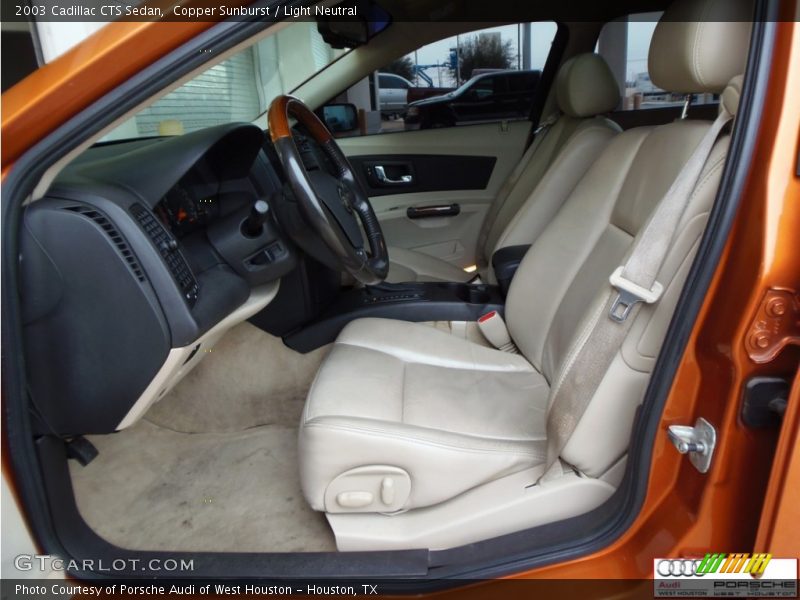 Copper Sunburst / Light Neutral 2003 Cadillac CTS Sedan