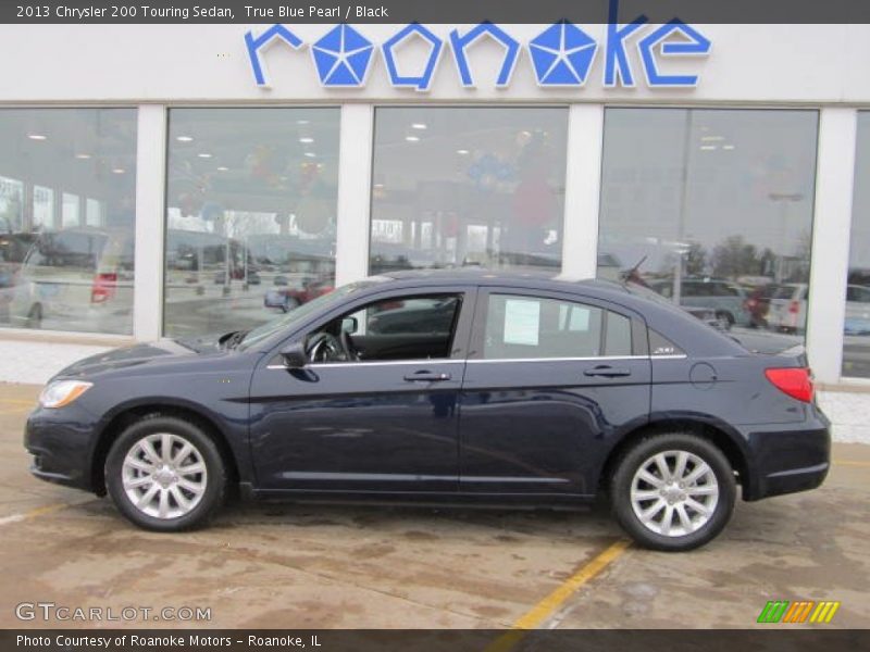 True Blue Pearl / Black 2013 Chrysler 200 Touring Sedan