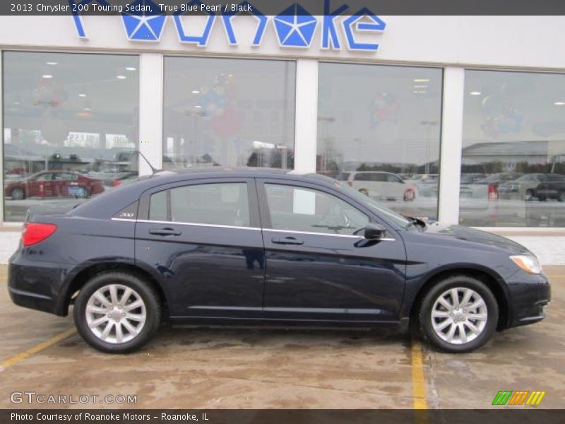 True Blue Pearl / Black 2013 Chrysler 200 Touring Sedan