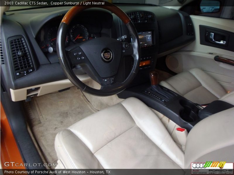Copper Sunburst / Light Neutral 2003 Cadillac CTS Sedan