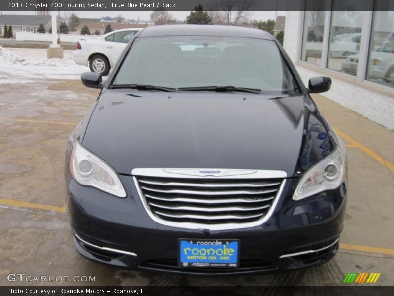 True Blue Pearl / Black 2013 Chrysler 200 Touring Sedan