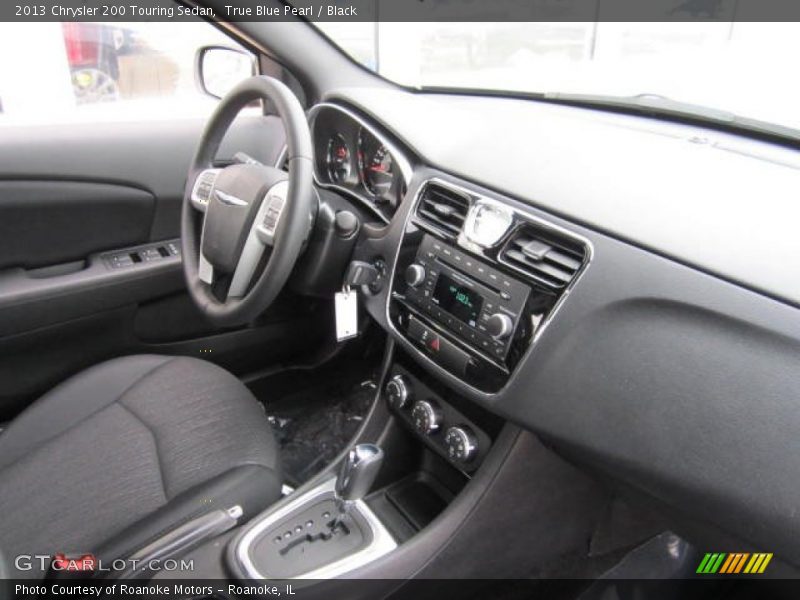True Blue Pearl / Black 2013 Chrysler 200 Touring Sedan